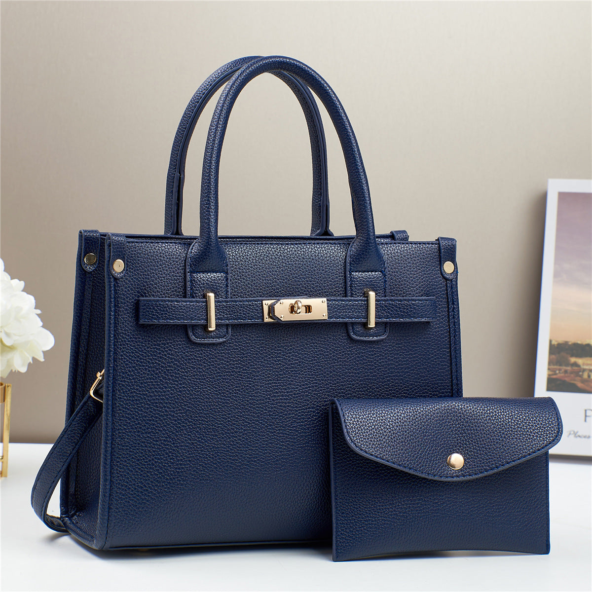 Women's Large Capacity Soft Leather Shoulder Bag