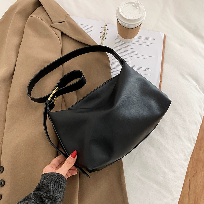 Women's Leather Trendy Shoulder Bag