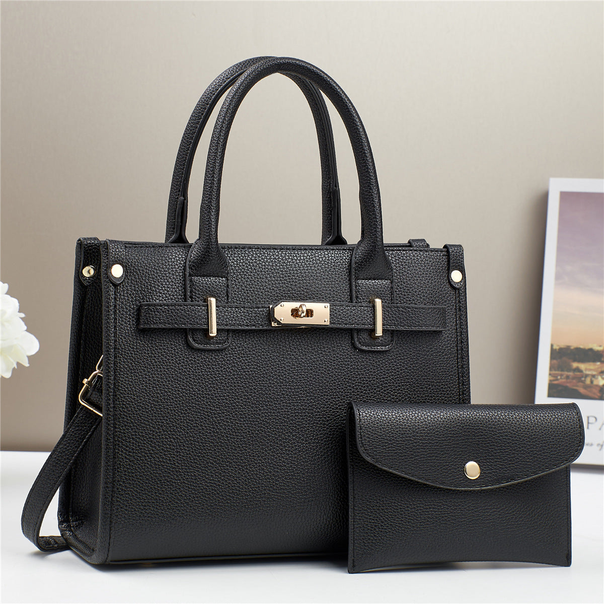 Women's Large Capacity Soft Leather Shoulder Bag
