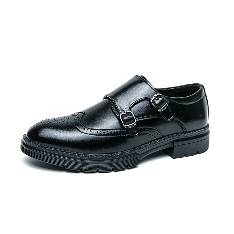 Men's Brock Engraving British Style Formal Shoes