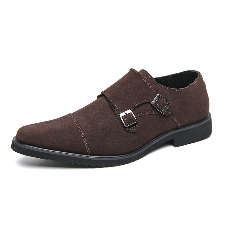Men's Leather Pointed British Style Shoes