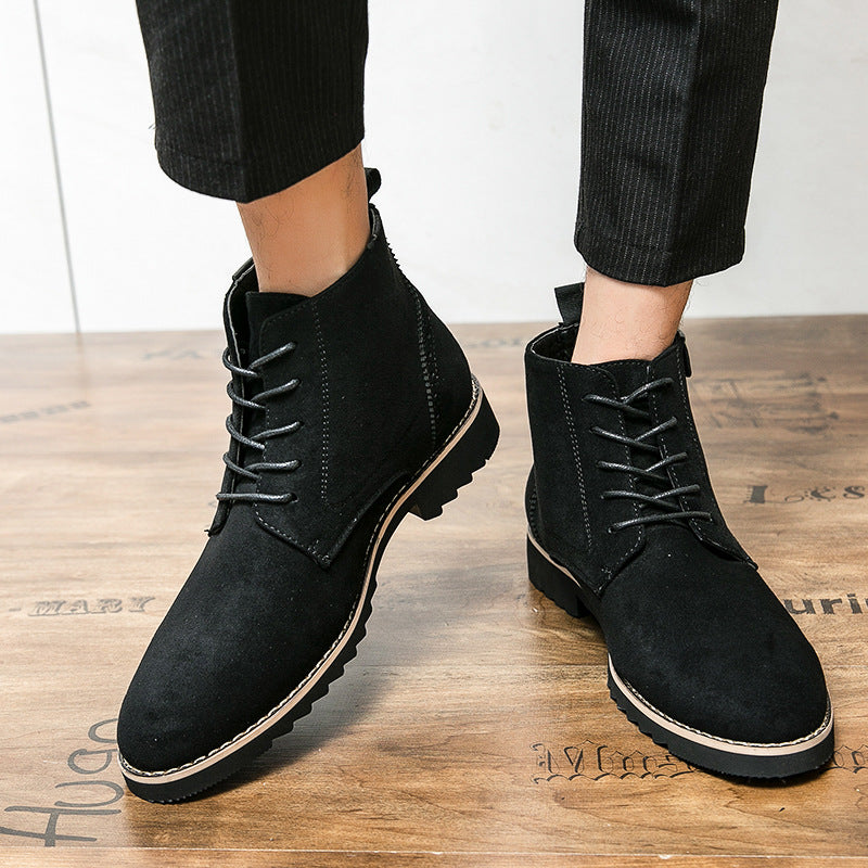 Men's Leather Fashion Outdoor Boots