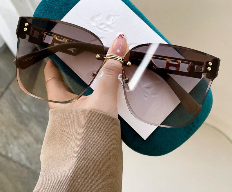 Women's Borderless Elegant UV Sunglasses
