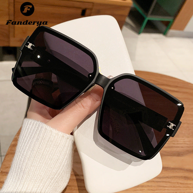 Women's Square Large Frame UV-proof Sunglasses
