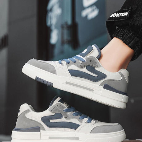 Men's Leather Trendy Casual Sneakers