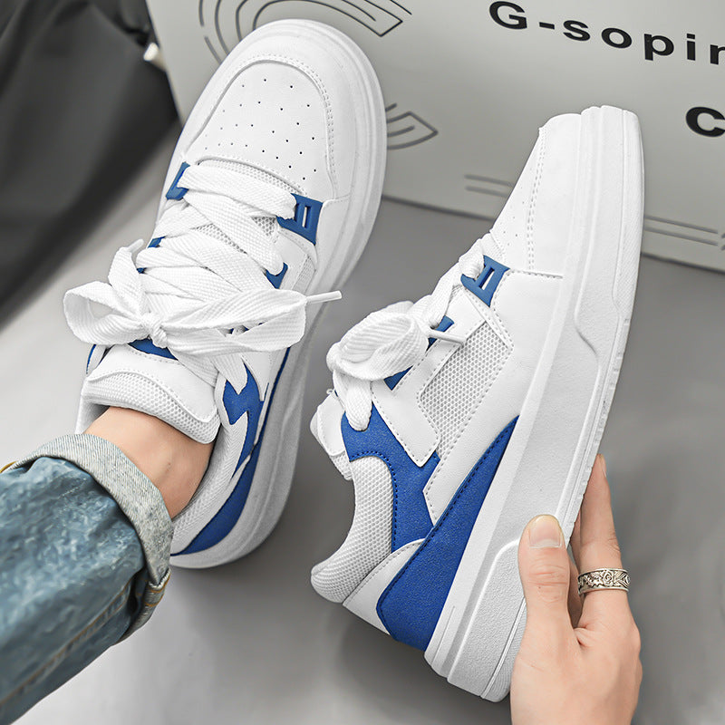 Men's Color Matching Low-top Lace-up Shoes