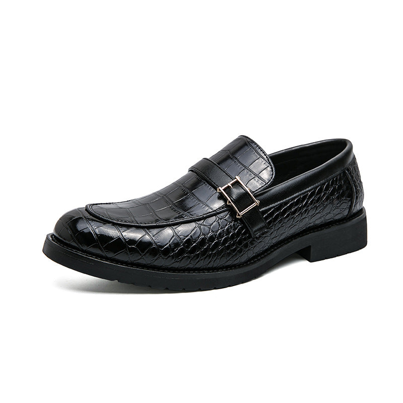 Men's Leather Trendy British Style Pointed Shoes