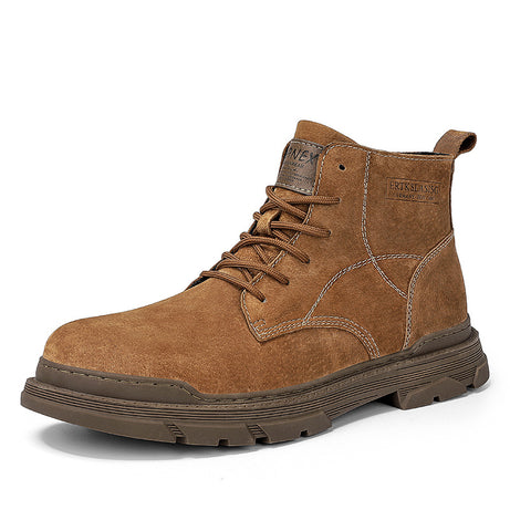 Men's Ankle Leather Western Martin Boots