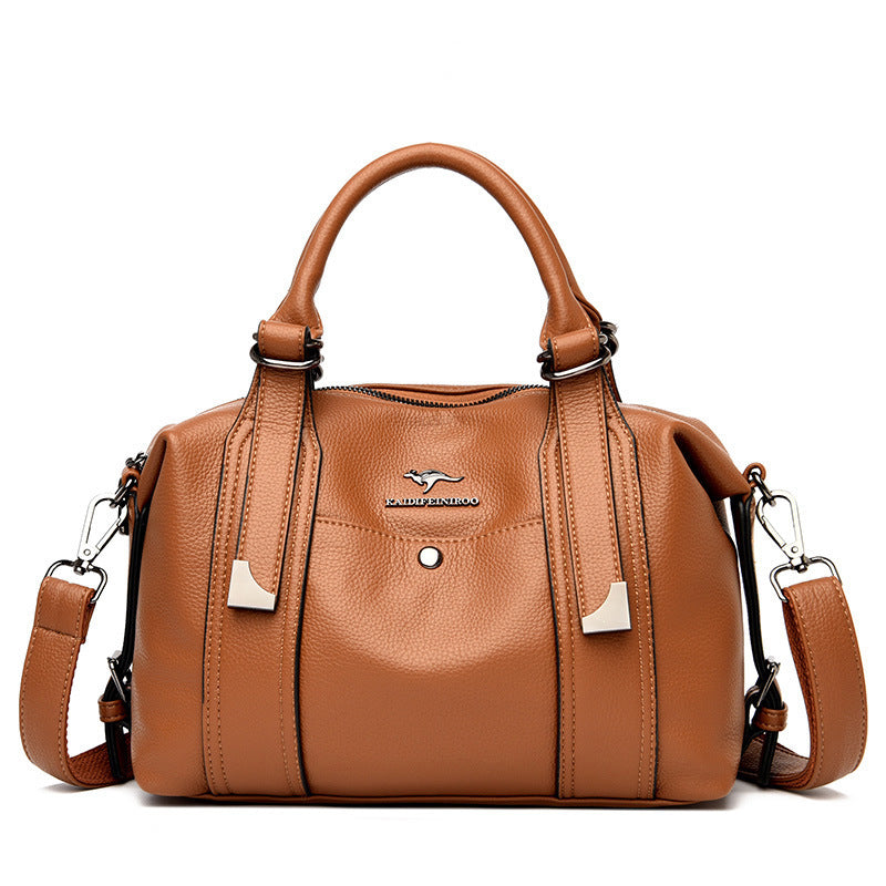 Women's Leather Large Capacity Shoulder Bag