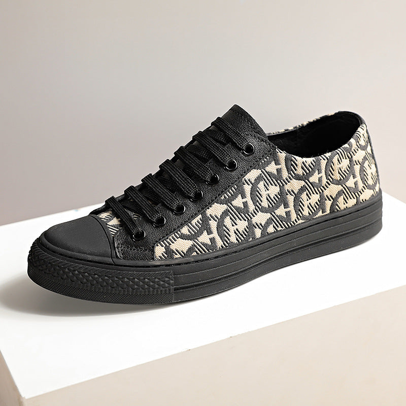 Men's Low-Top Canvas Casual Shoes