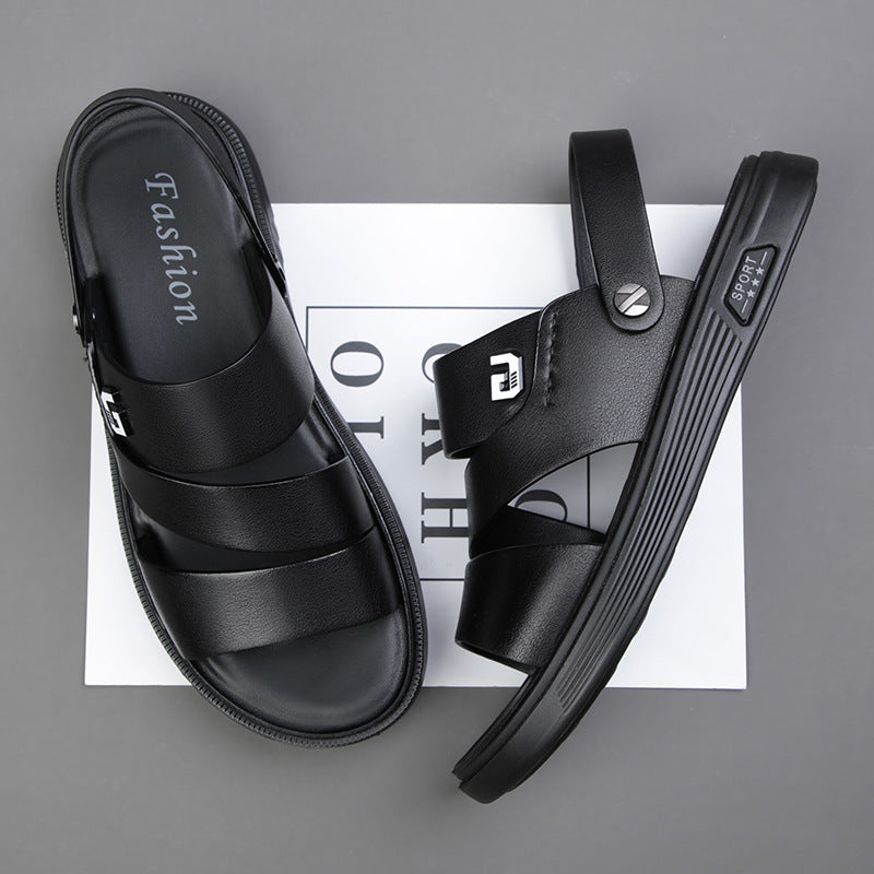 Men's Breathable Leather Casual Sandals (In Stock)