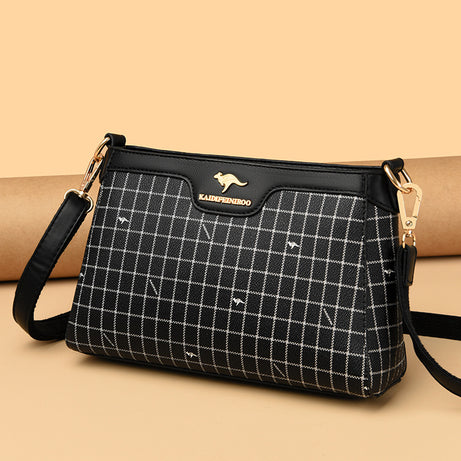 Women's Leather Square Fashionable Shoulder Bag