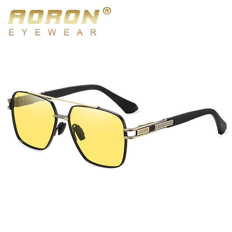 Men's Fashion Polarized Fashion Metal UV Protection Sunglasses