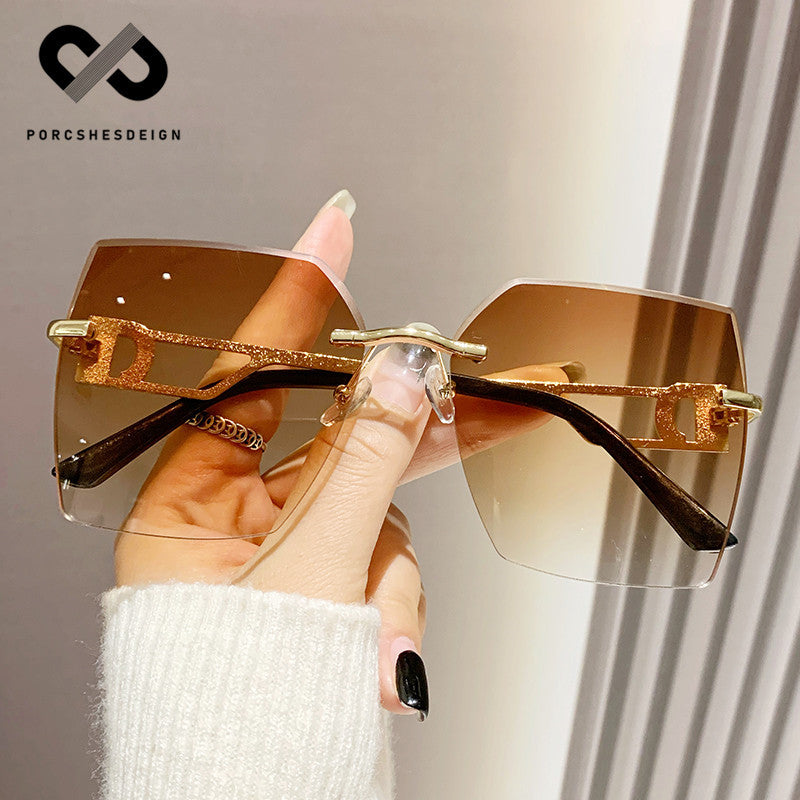 Women's Thin Sunshade Versatile Anti-UV Sunglasses