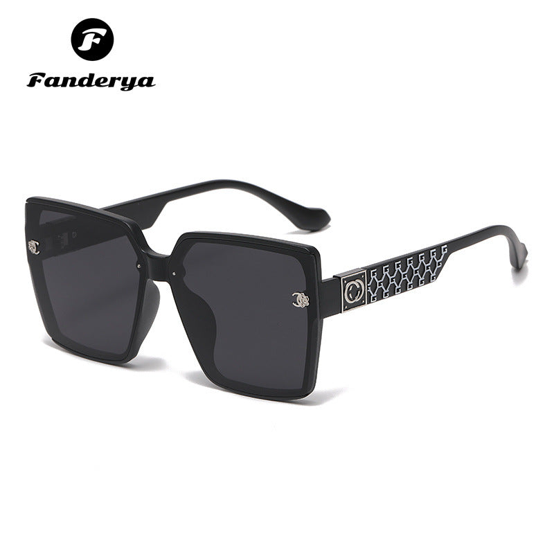 Women's High-end Ins Wind Anti-ultraviolet Sunglasses