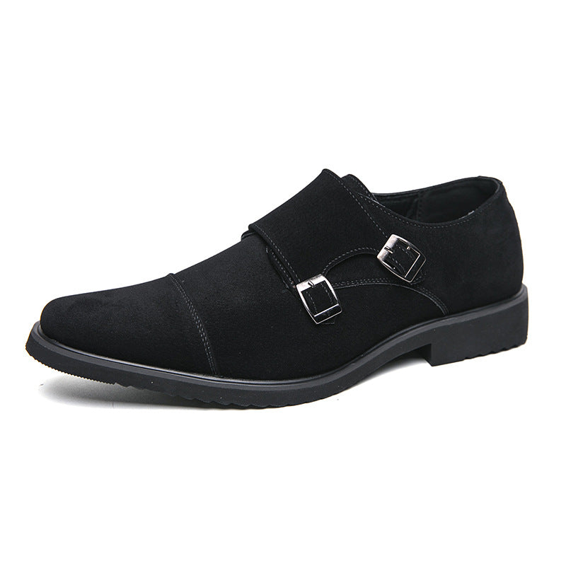 Men's Leather Pointed British Style Shoes