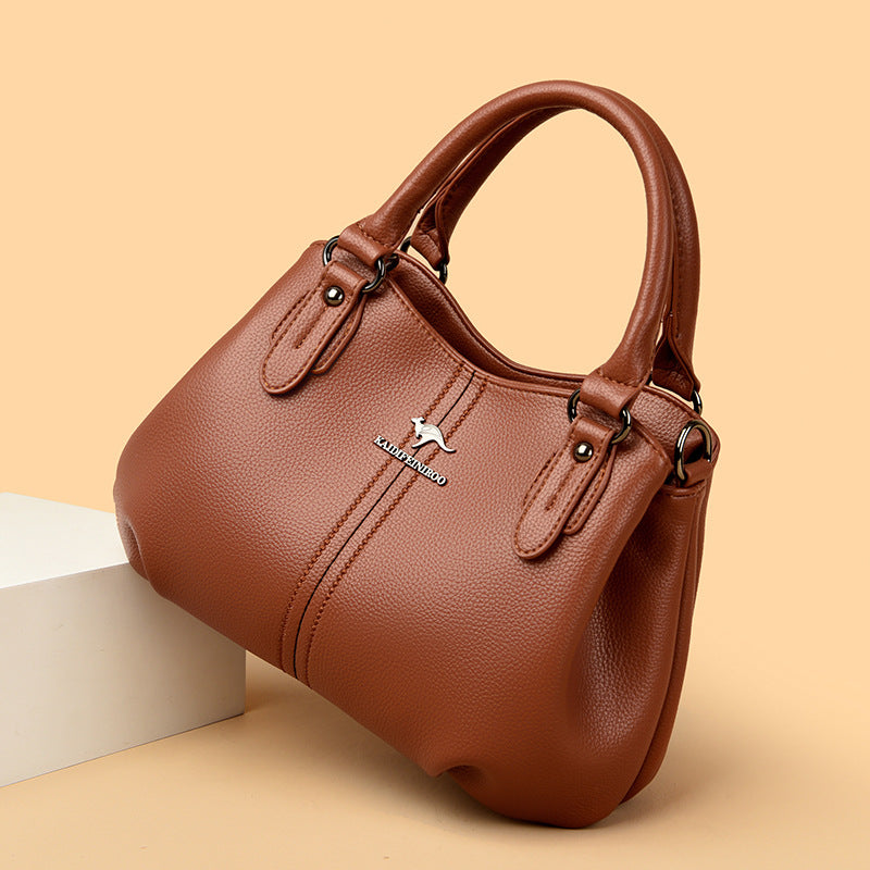 Women's Leather Stylish Large Capacity Handbag