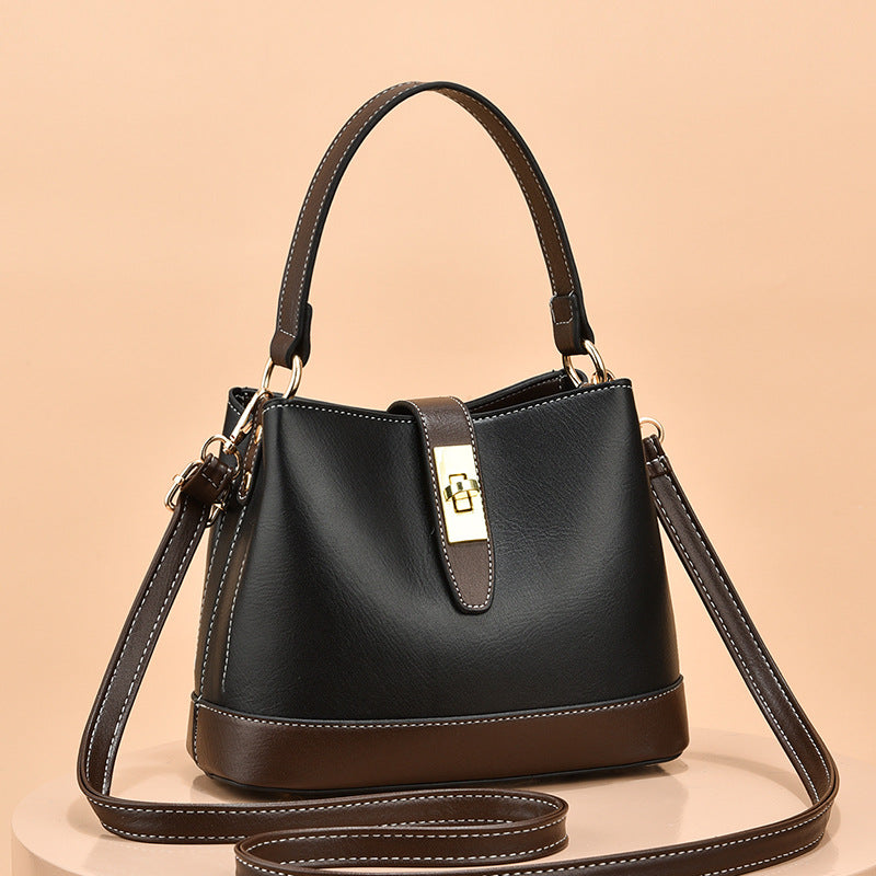 Women's Fashion Trendy Bucket Shoulder Bag