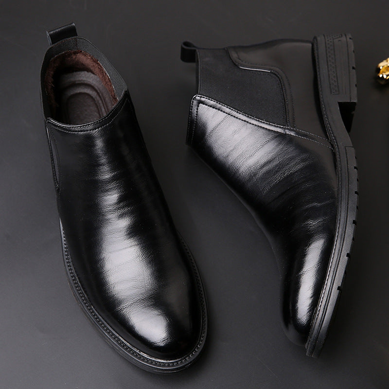 Men's Leather Fashion Trendy Chelsea Boots