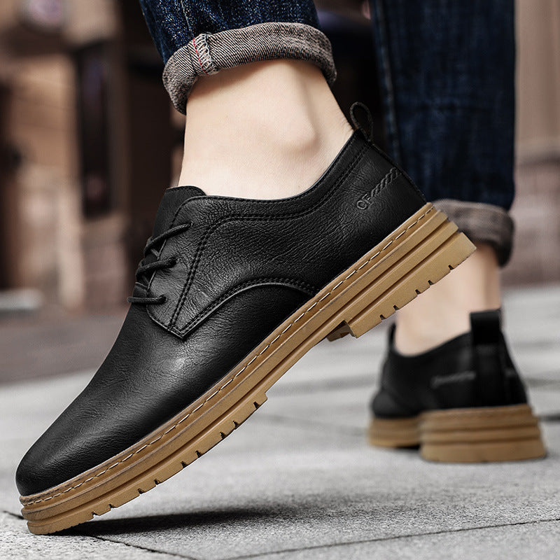 Men's Leather Trend British Style Formal Shoes