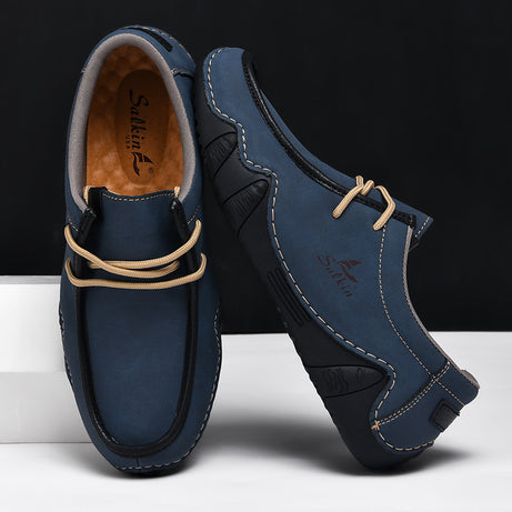 Men's Leather High-End Loafers Casual Shoes
