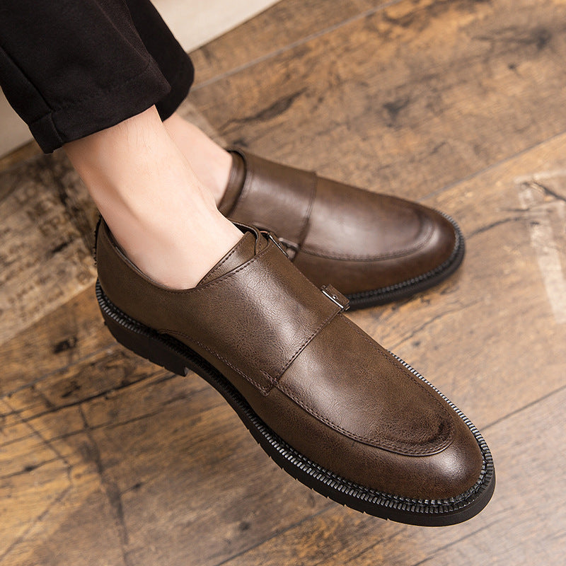 Men's Leather British Style Fashion Casual Shoes