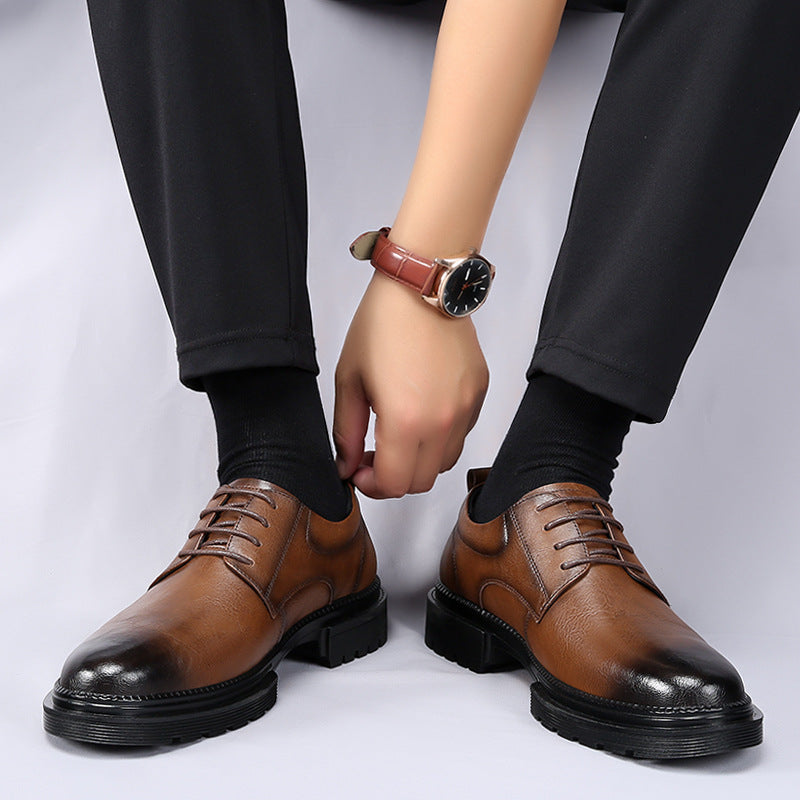 Men's Leather Fashion Trendy Formal Shoes