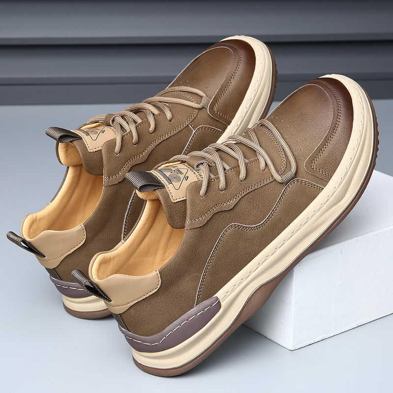 Men's Leather Versatile Casual Shoes