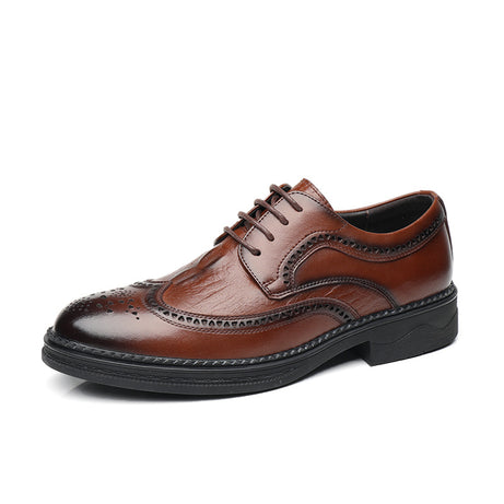 Men''s Leather British Style Casual Shoes