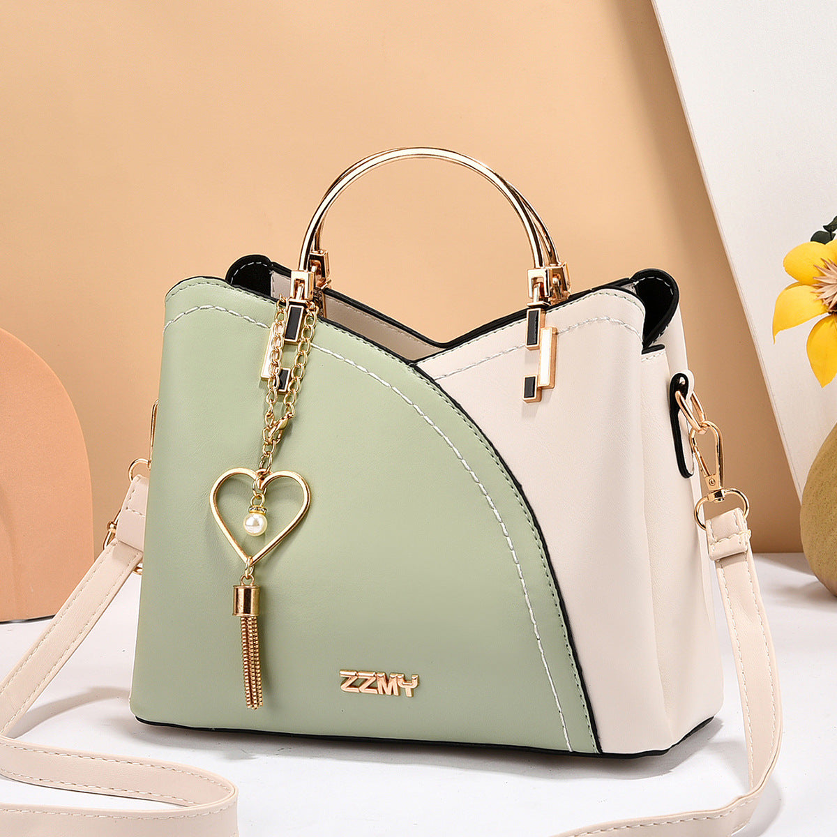 Women's Trend Color Large Capacity Handbag
