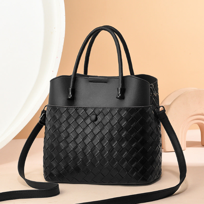 Women's Large-Capacity Handbag Soft Leather Bag