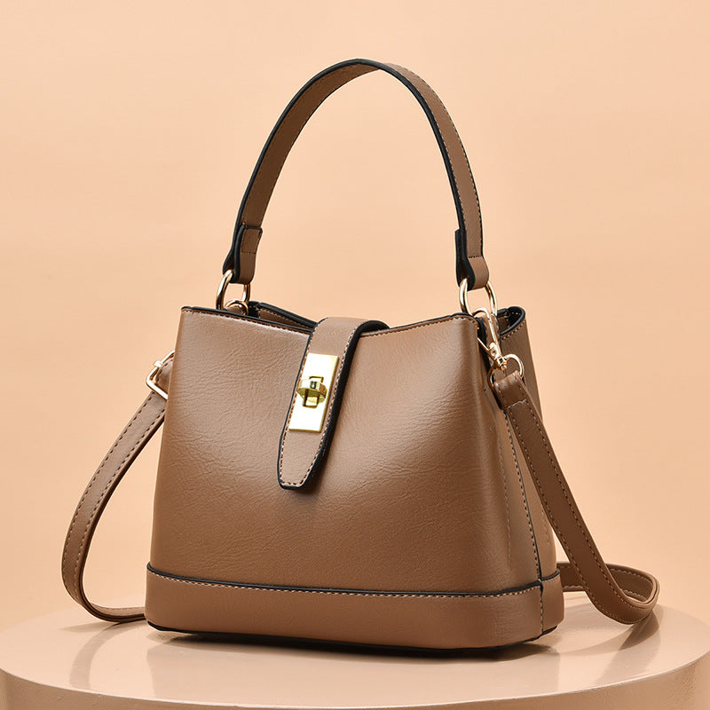 Women's Fashion Trendy Bucket Shoulder Bag