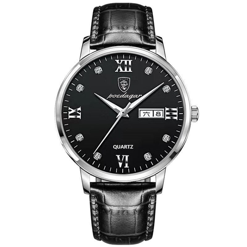 Men's Ultra-thin Fashion Calendar Quartz Watch
