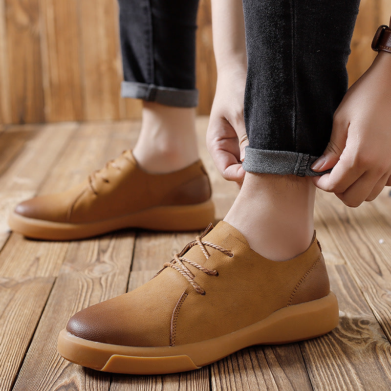 Men's Leather Fashion Trend Outdoor Shoes