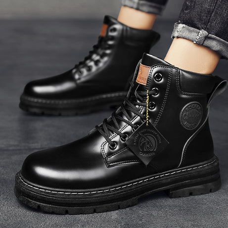 Men's Trendy Lace-up Martin Boots