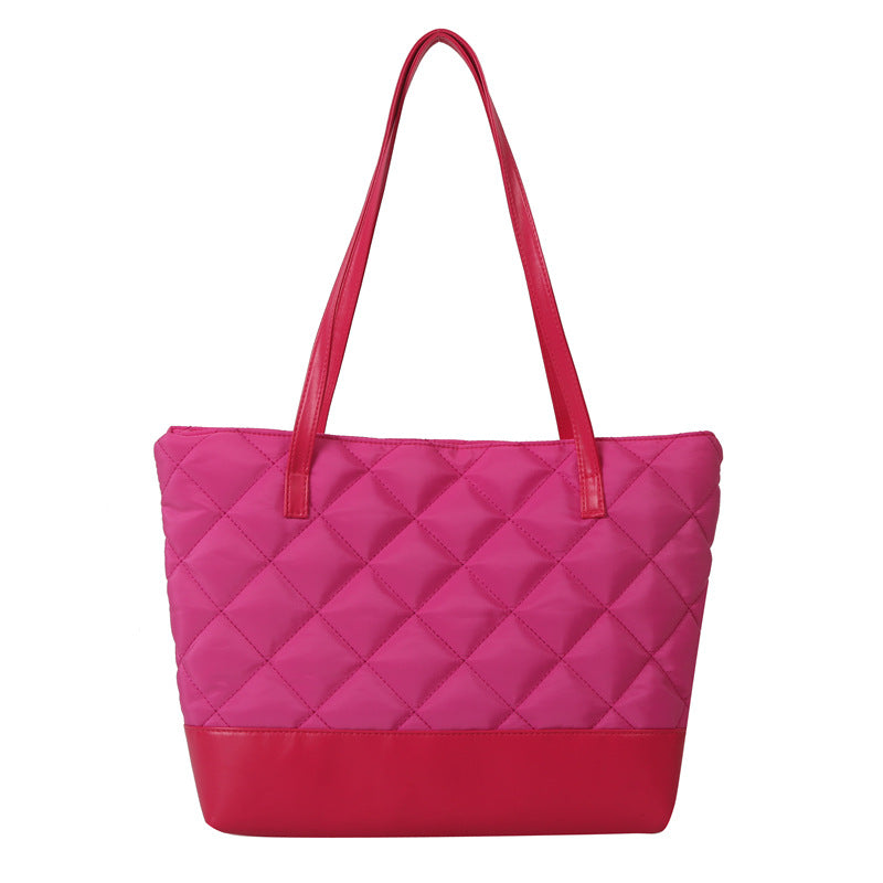 Women's Stylish Rhombus Tote Bag