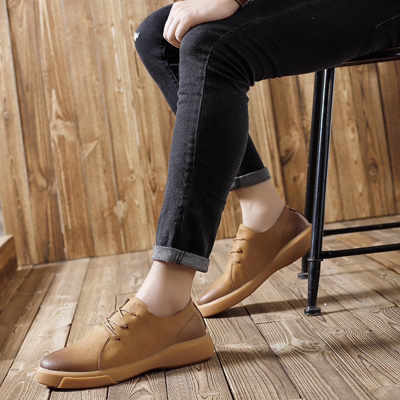 Men's Leather Fashion Trend Outdoor Shoes