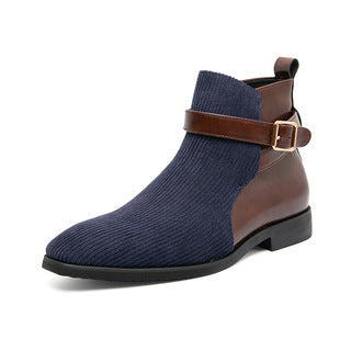 Men's Leather British Style Martin Boots