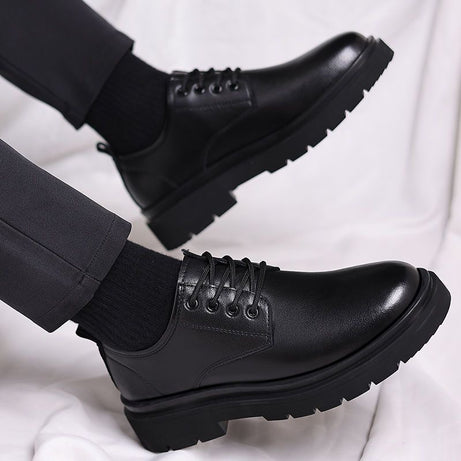 Men's British Style Casual Business Leather Shoes