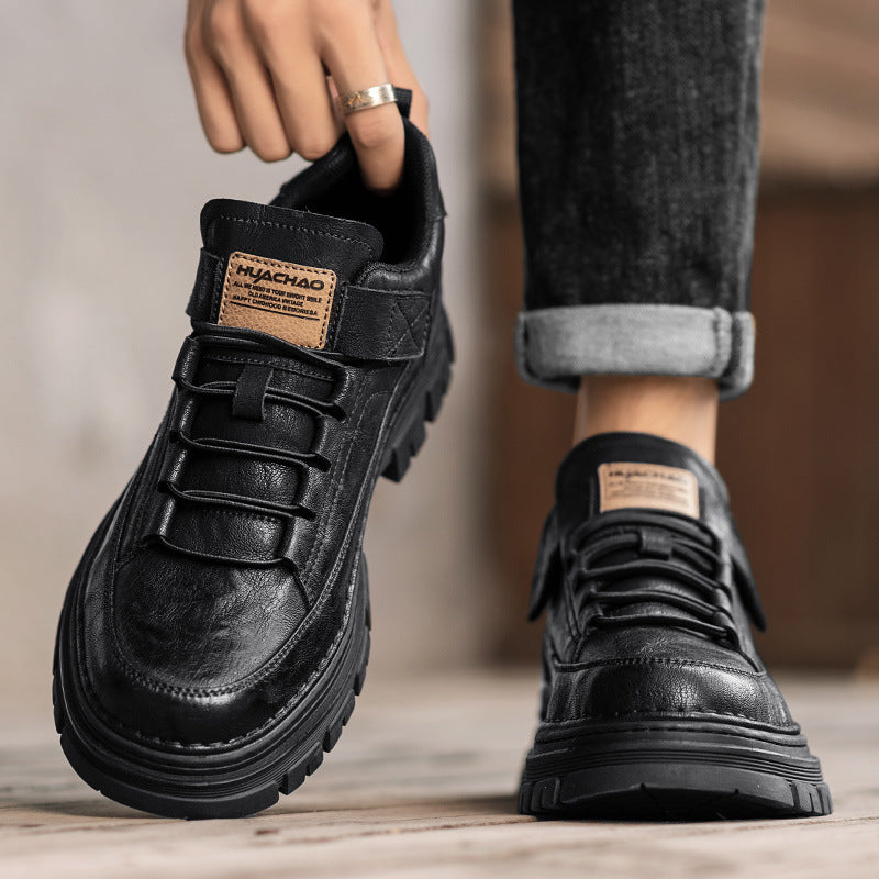 Men's Leather Fashion Trend Martin Boots Casual Shoes