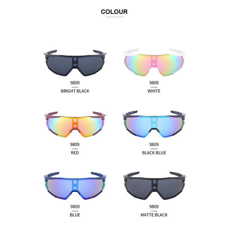 Men's Colorful Outdoor Bicycle Riding Sunglasses