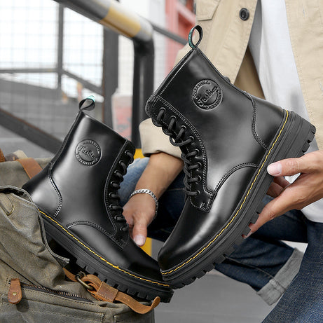 Men's Leather Outdoor Casual Martin Boots