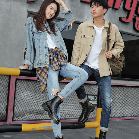 Men's Leather Outdoor Casual Martin Boots