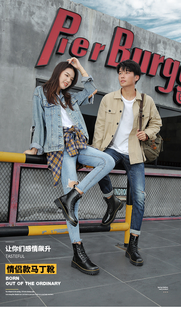 Men's Leather Outdoor Casual Martin Boots