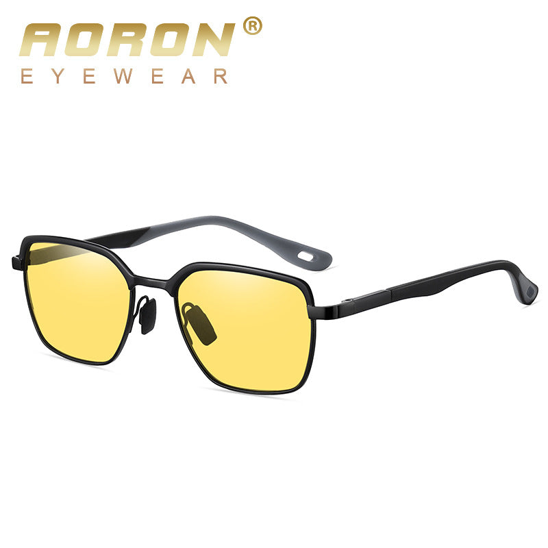 Men's Multi Color-changing Square Unique Sunglasses