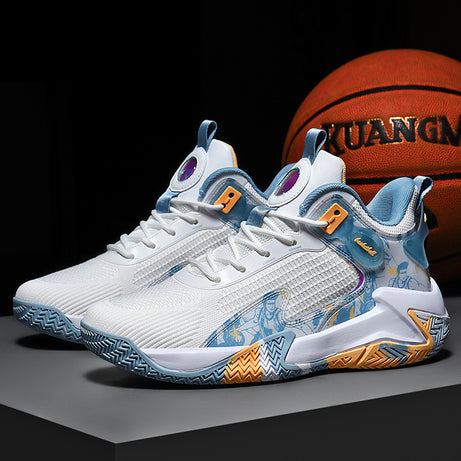 Men's Fly-Woven Breathable Basketball Sports Sneakers