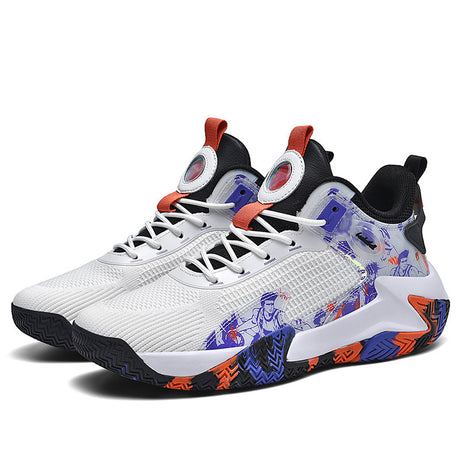 Men's Fly-Woven Breathable Basketball Sports Sneakers