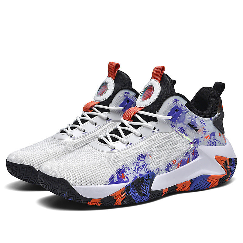 Men's Fly-Woven Breathable Basketball Sports Sneakers