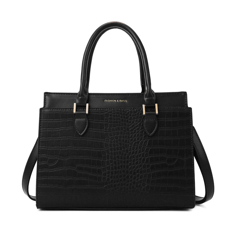 Women's Leather Trendy Shoulder HandBag
