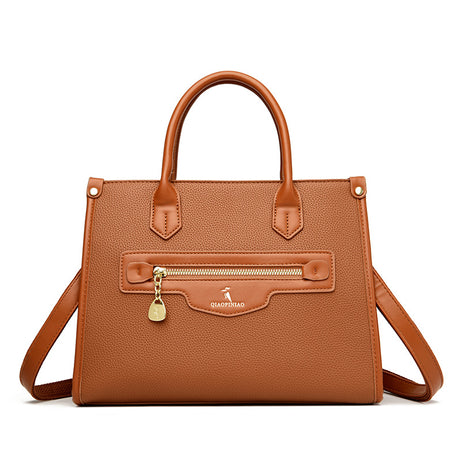 Women's Premium Contrasting Retro Shoulder Bag